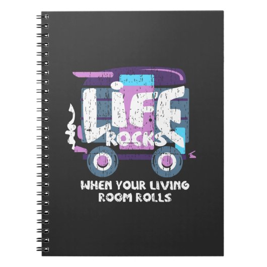 Camping - Lebensgestein Notizblock (Vorderseite)