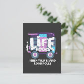 Camping - Lebensgestein Postkarte (Stehend Vorderseite)