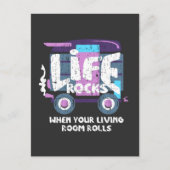 Camping - Lebensgestein Postkarte (Vorderseite)