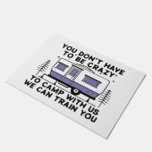 Camping Legend seit ewig Fußmatte (Schrägansicht)