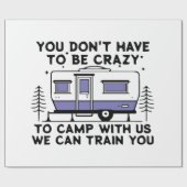 Camping Legend seit ewig Geschenkpapier (Flach)