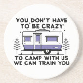 Camping Legend seit ewig Getränkeuntersetzer (Vorne)