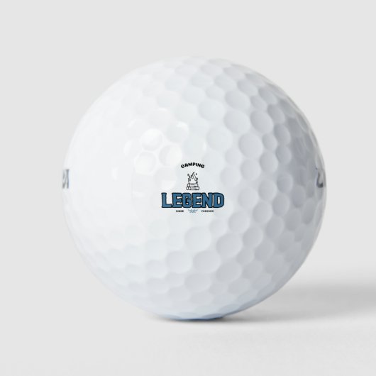 Camping Legend seit ewig Golfball (Vorderseite)