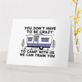 Camping Legend seit ewig Karte (Gelbe Blume)