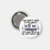 Camping Legend seit ewig Magnet (Vorderseite/Rückseite)