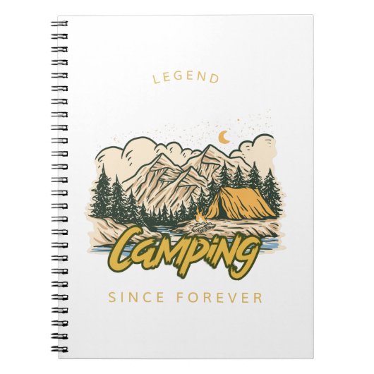 Camping Legend seit ewig Notizblock (Vorderseite)