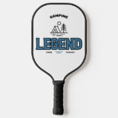 Camping Legend seit ewig Pickleball Schläger (Rückseite)