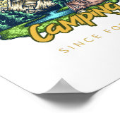 Camping Legend seit ewig Poster (Ecke)