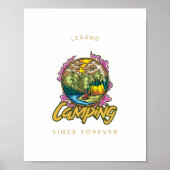 Camping Legend seit ewig Poster (Vorne)