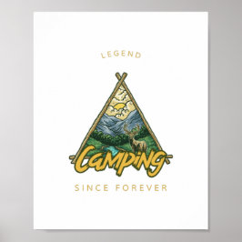 Camping Legend seit ewig Poster