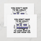 Camping Legend seit ewig RSVP Karte (Vorne/Hinten)