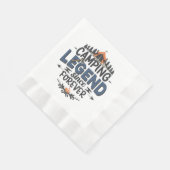 Camping Legend seit ewig Serviette (Ecke)