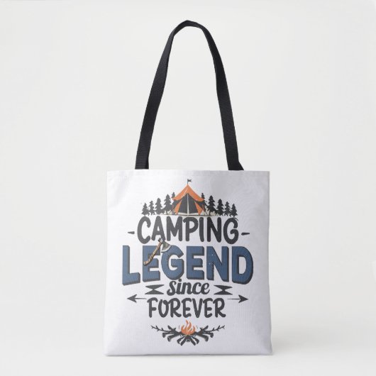 Camping Legend seit ewig Tasche (Vorderseite)
