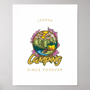 Camping‑Legende seit jeher Poster