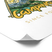Camping-Legende seit jeher Poster (Ecke)