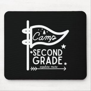 Camping Lehrer 2. Klasse Rückseite T Mousepad