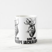 Camping Liebhaber Jackalope Kaffeetasse (Mittel)