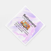 Camping Liebt Altersvorsorge Definition Funny Serviette (Ecke)