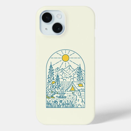 Camping Life 2 Case-Mate iPhone Hülle (Rückseite)