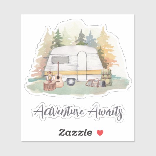 Camping Life Aufkleber (Blatt)