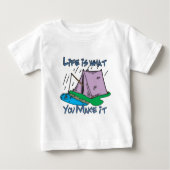 Camping Life Baby T-shirt (Vorderseite)