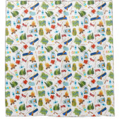 Camping Life Duschvorhang (Vorderseite)