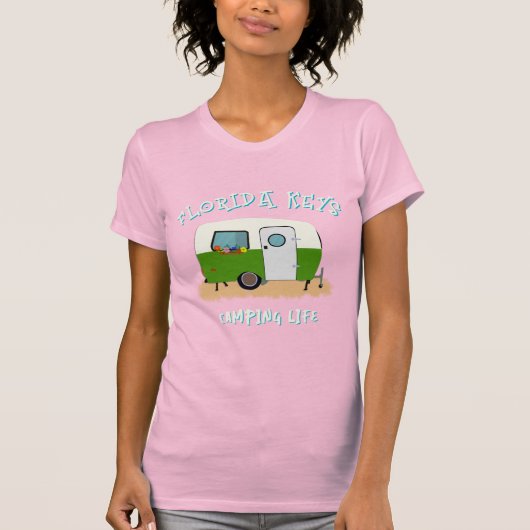 Camping Life Florida Keys RV T-Shirt (Vorderseite)