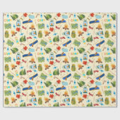 Camping Life Geschenkpapier (Flach)