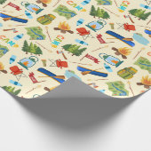 Camping Life Geschenkpapier (Ecke)