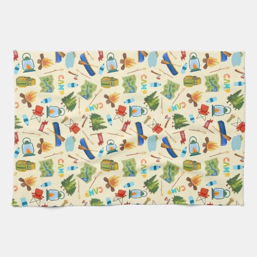 Camping Life Geschirrtuch (Horizontal)