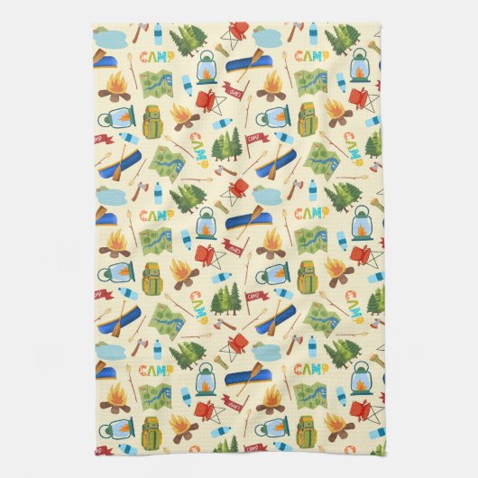 Camping Life Geschirrtuch (Vertikal)