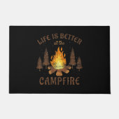 Camping - Life is Better by the Campfire Fußmatte (Vorderseite)