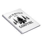 Camping - Life is Better by the Campfire Notizblock (Rechte Seite)