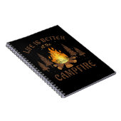 Camping - Life is Better by the Campfire Notizblock (Rechte Seite)