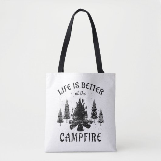 Camping - Life is Better by the Campfire Tasche (Vorderseite)