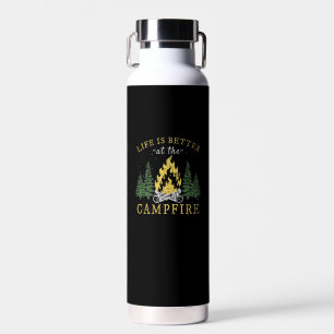 Camping - Life is Better by the Campfire Trinkflasche