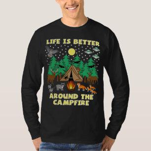 CAMPING LIFE IST BESSER, Funny Camping mit Critter T-Shirt