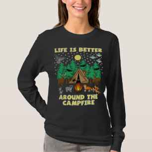 CAMPING LIFE IST BESSER, Funny Camping mit Critter T-Shirt