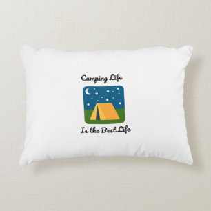 Camping Life ist das beste Leben Dekokissen
