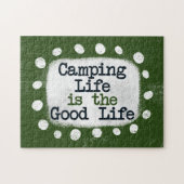 Camping Life ist das gute Leben Jigsaw Puzzle (Horizontal)