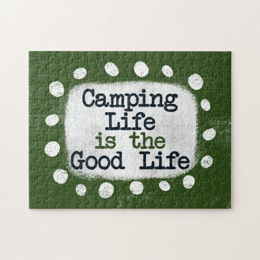 Camping Life ist das gute Leben Jigsaw Puzzle (Horizontal)