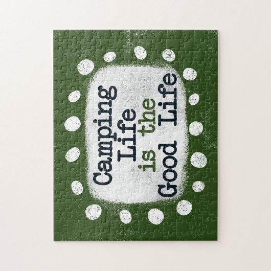 Camping Life ist das gute Leben Jigsaw Puzzle (Vertikal)