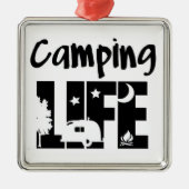 ***CAMPING LIFE*** JEDERZEIT ORNAMENT AUS METALL (Vorne)