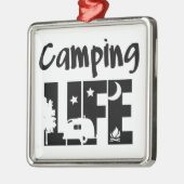 ***CAMPING LIFE*** JEDERZEIT ORNAMENT AUS METALL (Links)