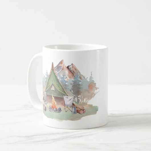 Camping Life Kaffeetasse (Vorderseite Links)