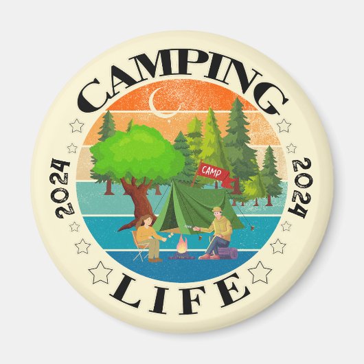 Camping Life Magnet (Vorne)