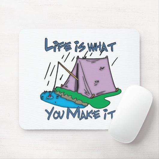 Camping Life Mousepad (Mit Mouse)
