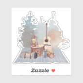 Camping Life Outdoor Adventure Aufkleber (Blatt)