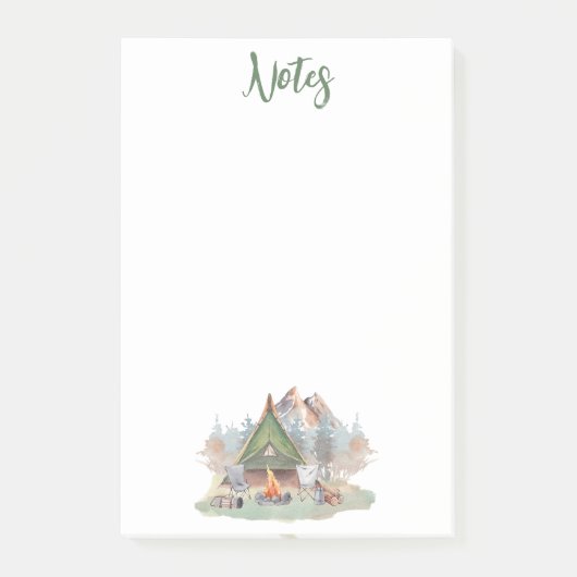 Camping Life Post-it Klebezettel (Vorderseite)