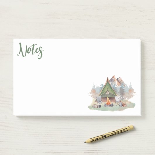 Camping Life Post-it Klebezettel (Auf Schreibtisch)